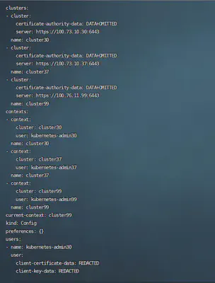 图 10 kubectl config view 结果图