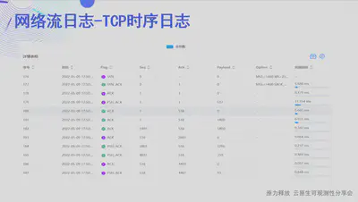 网络流日志-TCP 时序日志