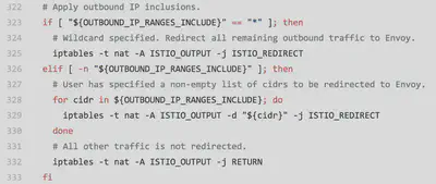 istio sidecar iptables 注入