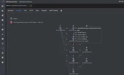 图 6: Kubernetes Network Traffic Topology